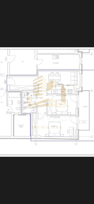 Apartament cu 3 camere | Marasti | bloc nou | Semifinisat- posibilitate finisare