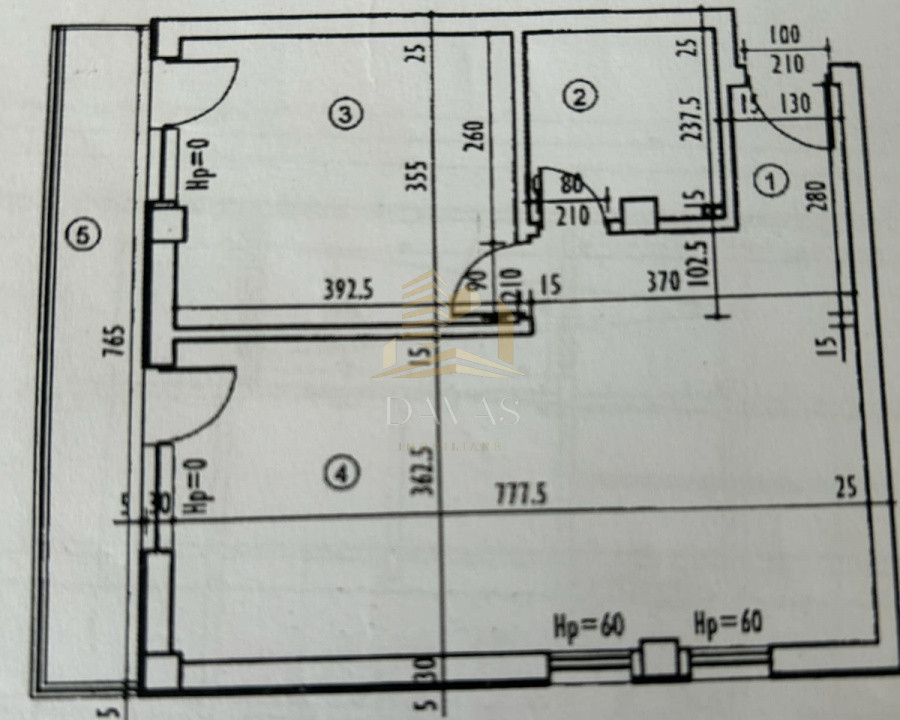 Apartament de 2 camere | compartimentare semidecomandat |  Mărăști 