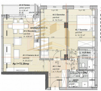 COMISION 0% | Apartament cu 3 camere - predare la cheie | bloc nou