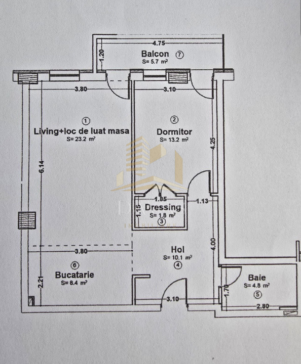 Apartament 2 camere de vanzare | Marasti | Etaj intermediar | Parcare