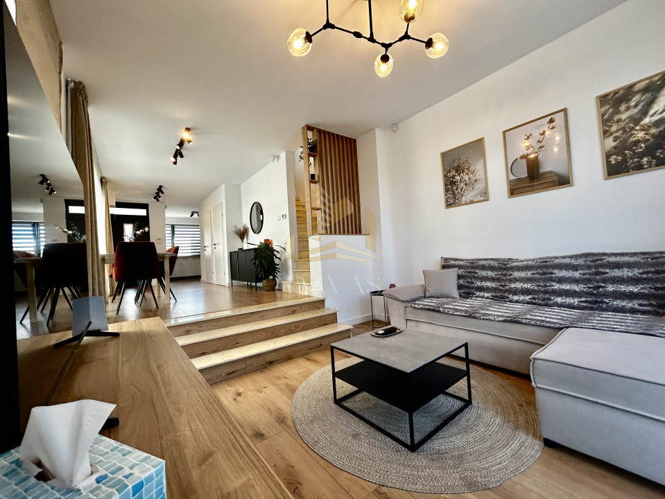 Casa tip duplex finisata premium 4 camere de inchiriat | Buna ziua | Garaj 