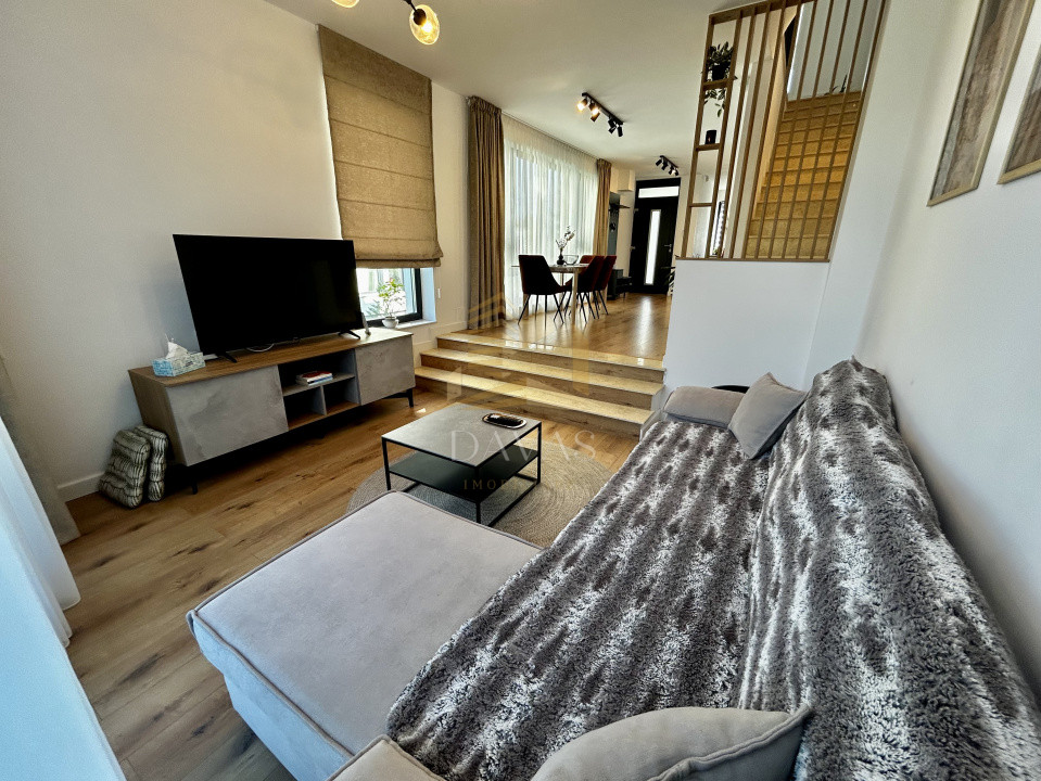 Casa tip duplex finisata premium 4 camere de inchiriat | Buna ziua | Garaj 