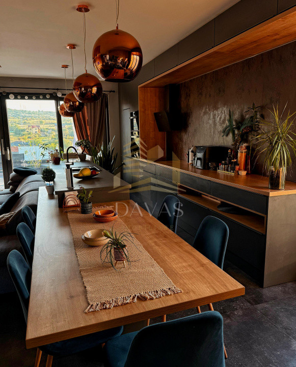 Penthouse de lux 3 camere de inchiriat | Borhanci | Terasa 45mp | Parcare dubla