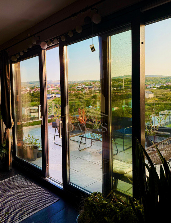 Penthouse de lux 3 camere de inchiriat | Borhanci | Terasa 45mp | Parcare dubla