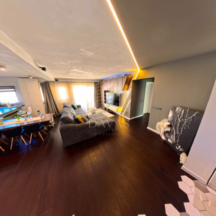 Apartament 3 camere semidecomandat|Exclusivist| Design interior|Terasā generoasā