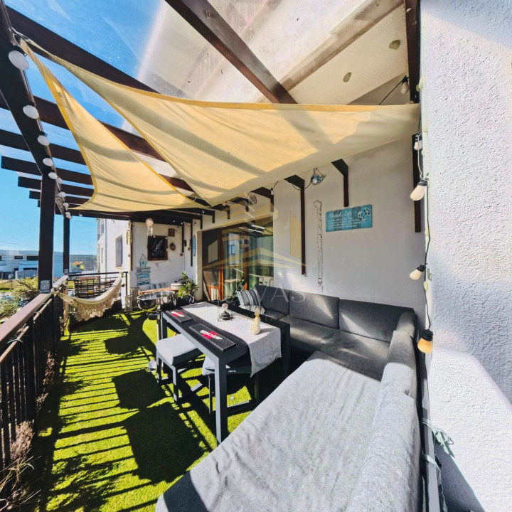 Apartament 3 camere semidecomandat|Exclusivist| Design interior|Terasā generoasā