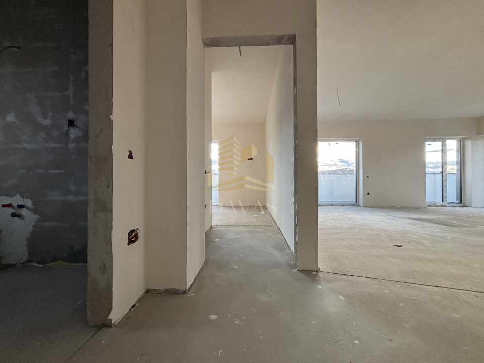 Penthouse de 3 camere semidecomandat - Parcare | Baciu 