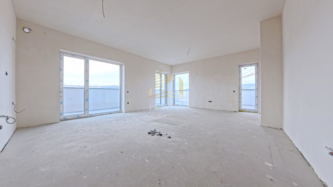 Penthouse de 3 camere semidecomandat - Parcare | Baciu 