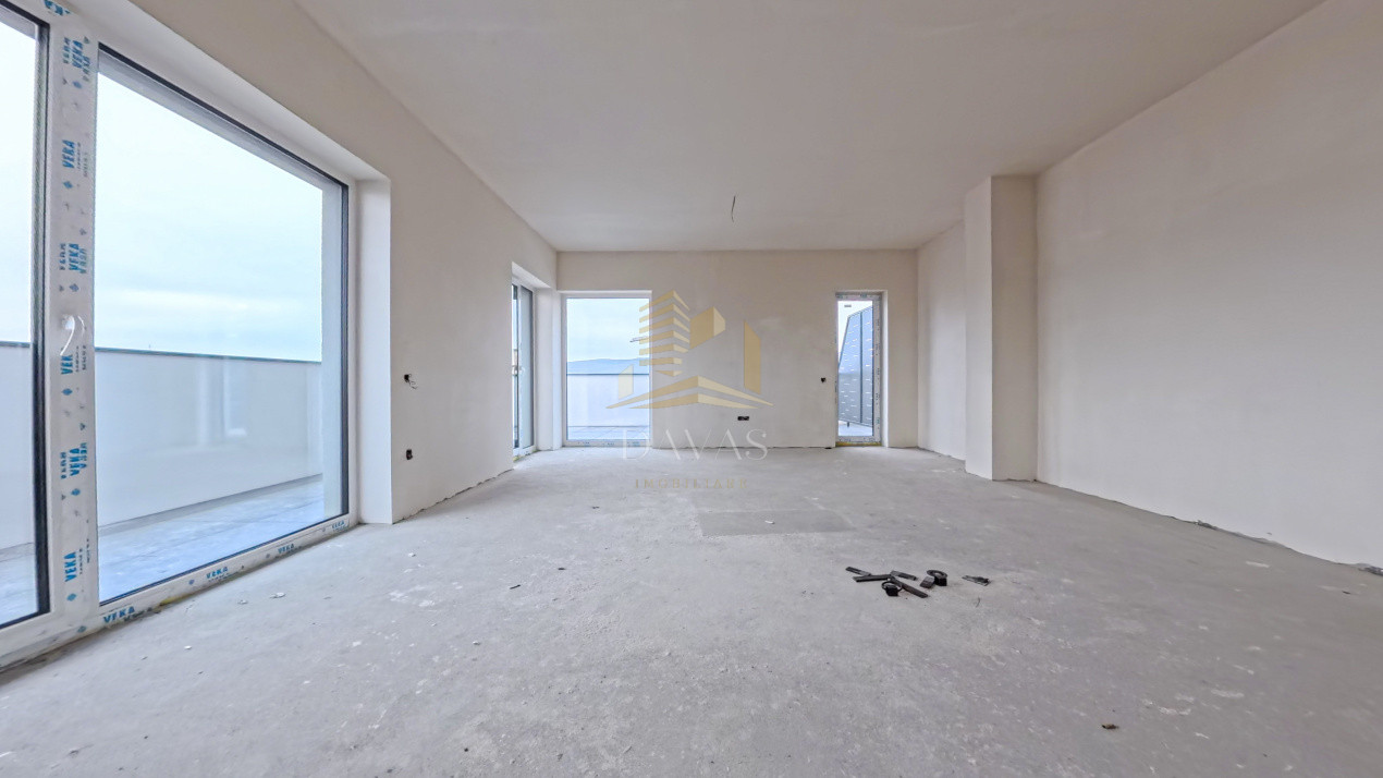 Penthouse de 3 camere semidecomandat - Parcare | Baciu 