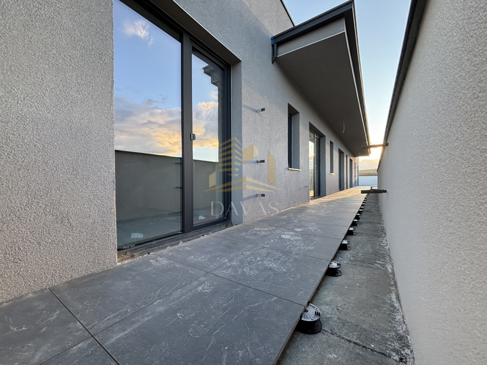 Penthouse de 3 camere semidecomandat - Parcare | Baciu 