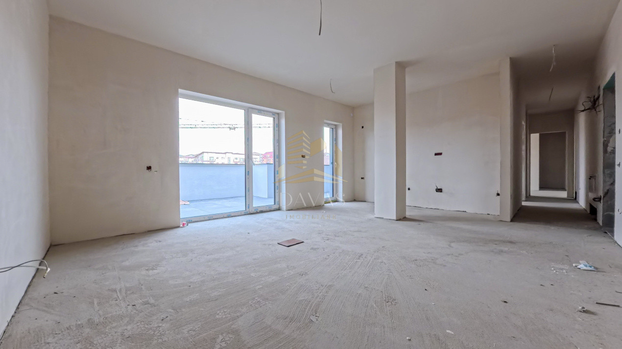 Penthouse de 3 camere semidecomandat - Parcare | Baciu 