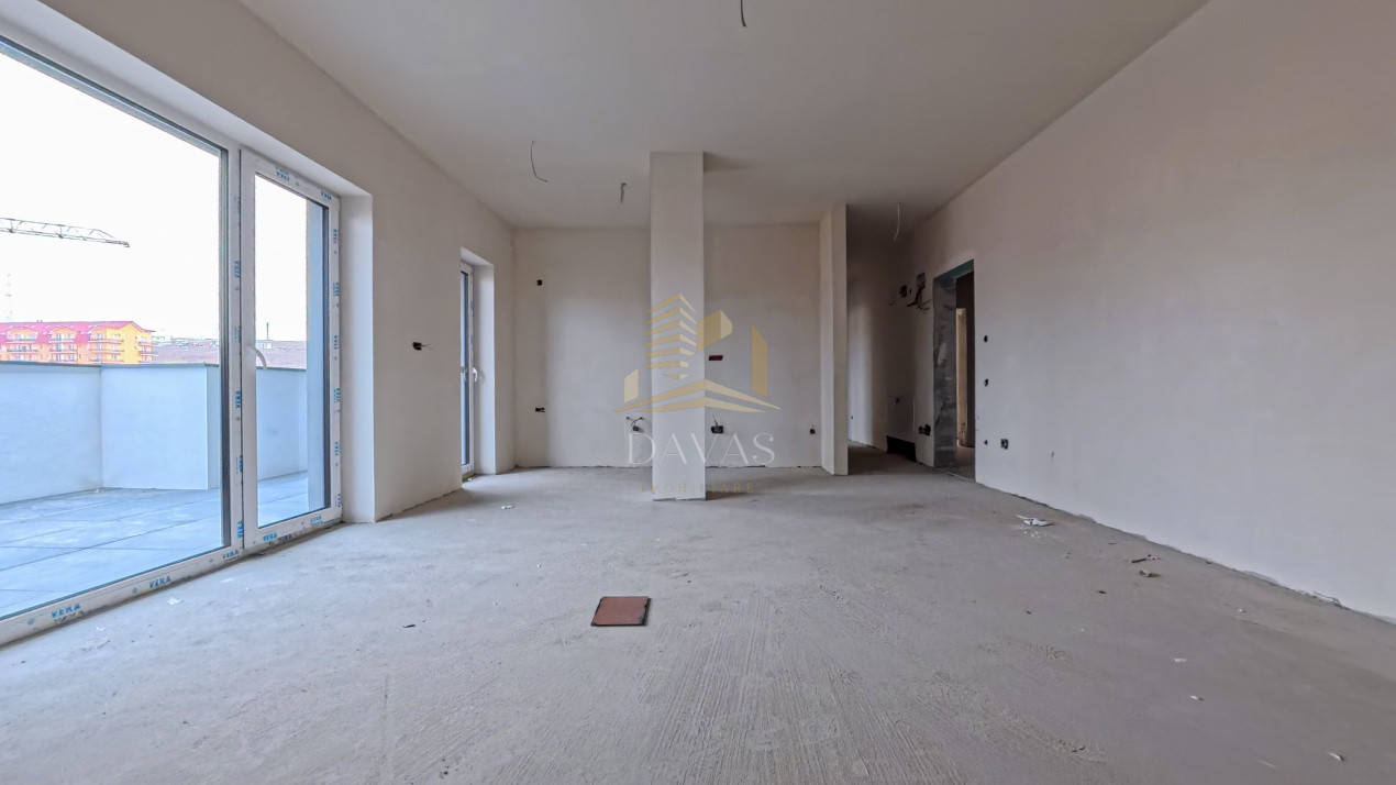 Penthouse de 3 camere semidecomandat - Parcare | Baciu 