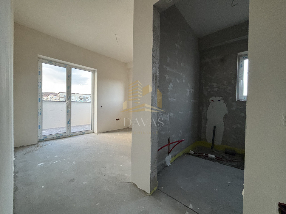 Penthouse de 3 camere semidecomandat - Parcare | Baciu 