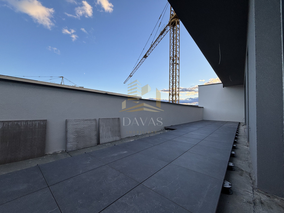 Penthouse de 3 camere semidecomandat - Parcare | Baciu 