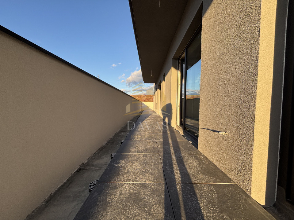 Penthouse de 3 camere semidecomandat - Parcare | Baciu 