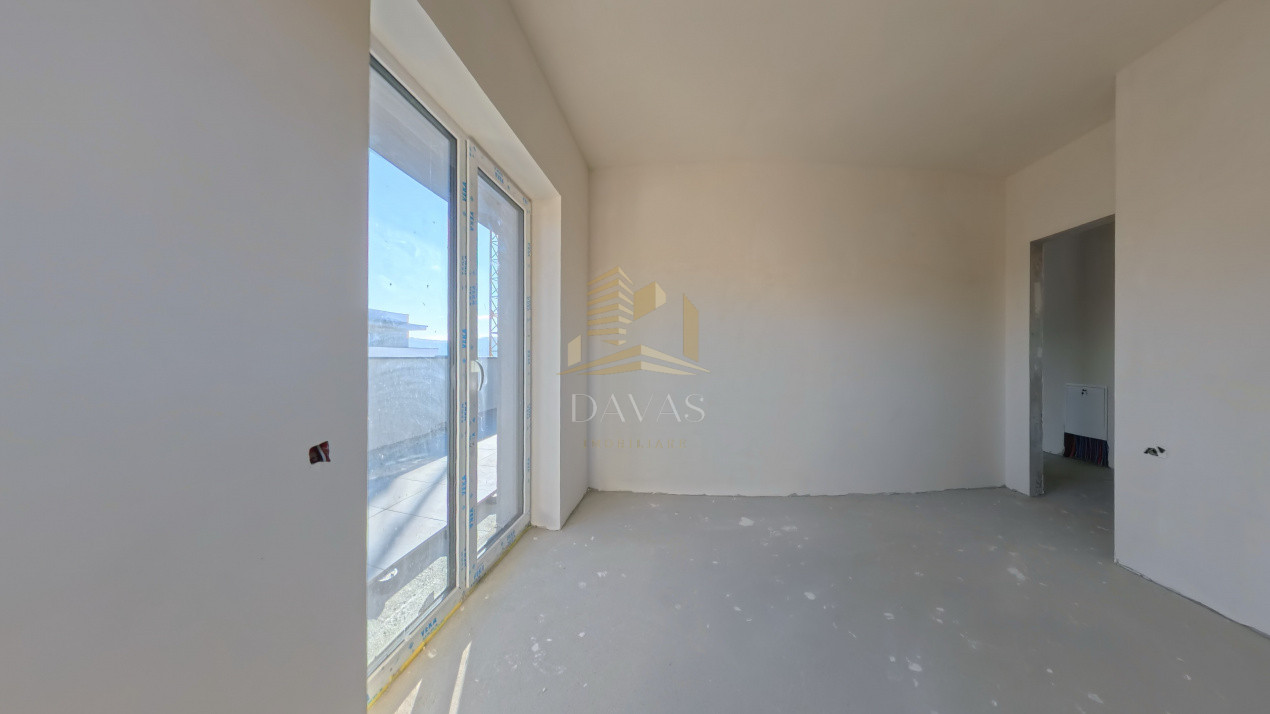 Penthouse de 3 camere semidecomandat - Parcare | Baciu 