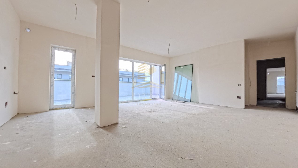 Penthouse de 3 camere semidecomandat - Parcare | Baciu 