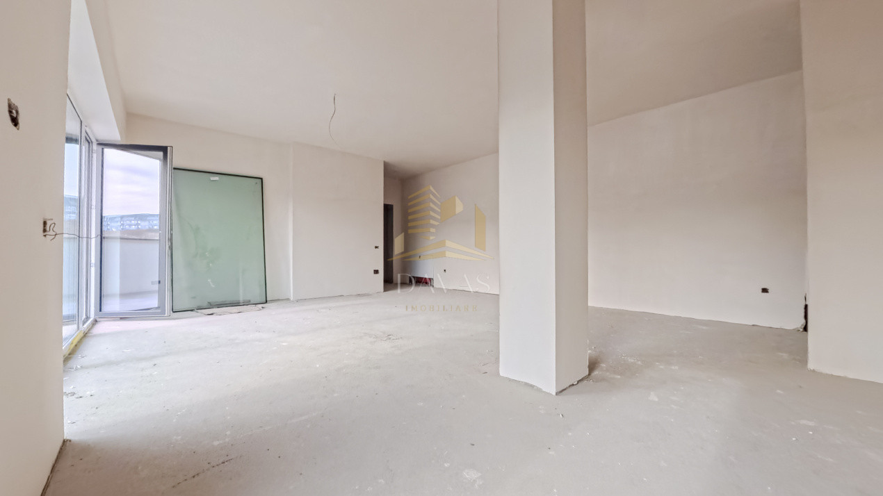 Penthouse de 3 camere semidecomandat - Parcare | Baciu 