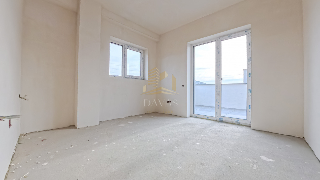 Penthouse de 3 camere semidecomandat - Parcare | Baciu 