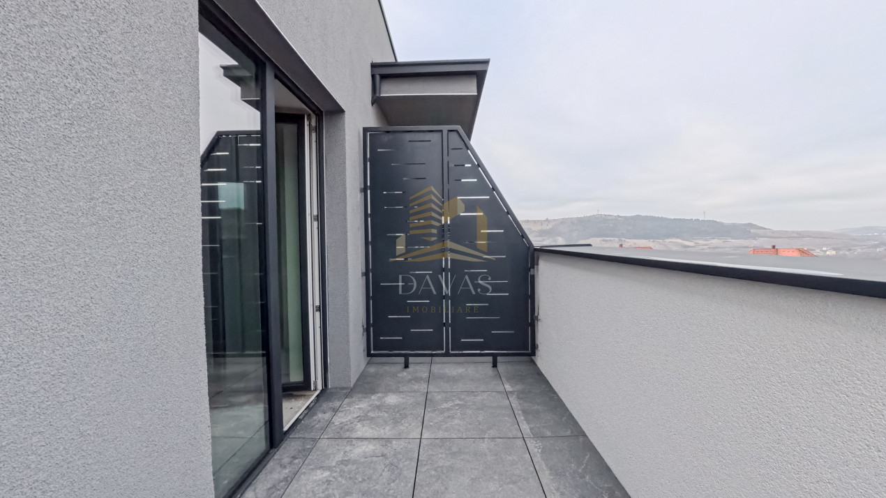 Penthouse de 3 camere semidecomandat - Parcare | Baciu 