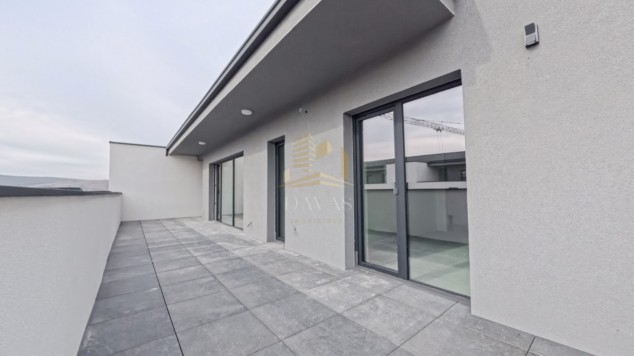 Penthouse de 3 camere semidecomandat - Parcare | Baciu 