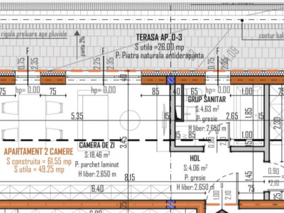 Apartament de 3 camere semidecomandat | Bloc nou Baciu 