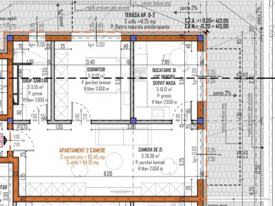 Apartament de 3 camere semidecomandat | Bloc nou Baciu 