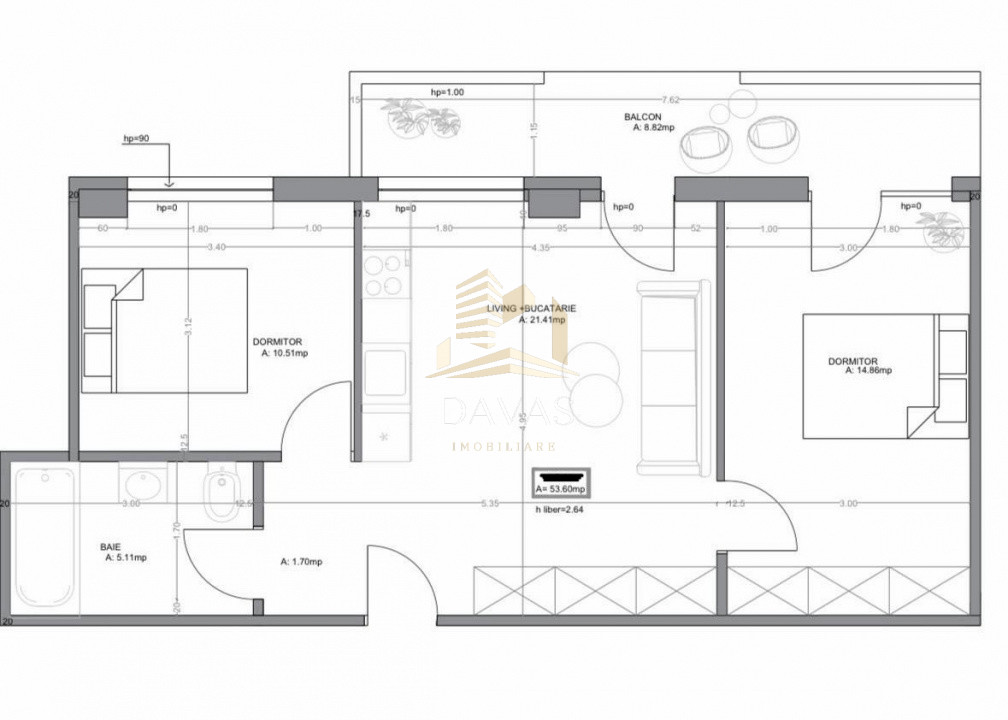 Apartament de 3 camere semidecomandat | Între Lacuri 