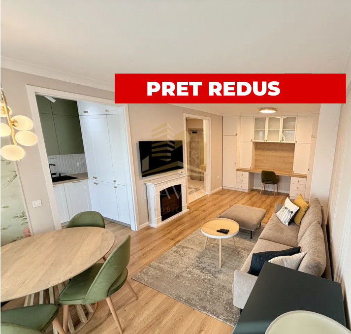 Apartament 2 camere semidecomandat |LUX|+Parcare sub.inclusă |Rozelor Residence|