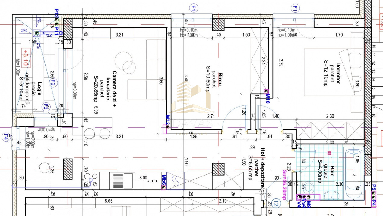 Apartament de 3 camere semidecomandat | Baciu 