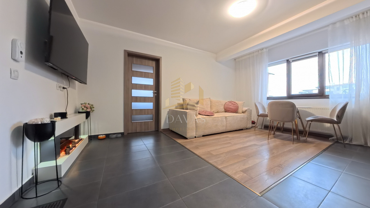 Apartament de 3 camere semidecomandat cu grădina | Florești 