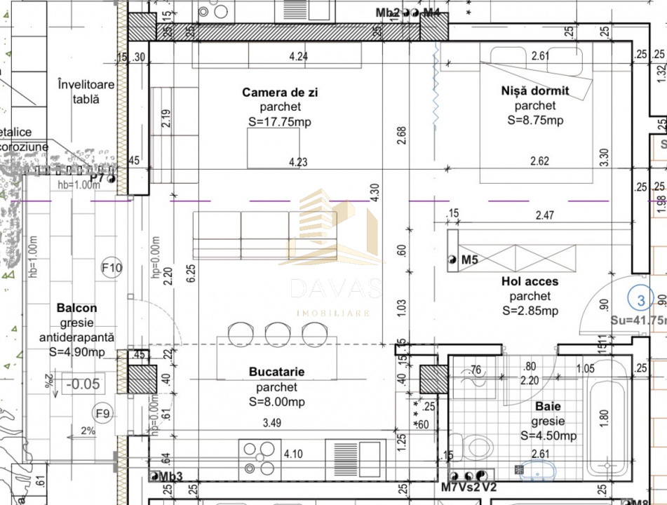 Apartament de o camera | Baciu | Finisat