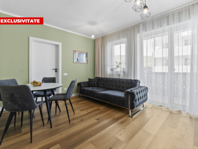 Apartament de 3 camere semidecomandat | Estimo Park - Apahida | 2 balcoane |
