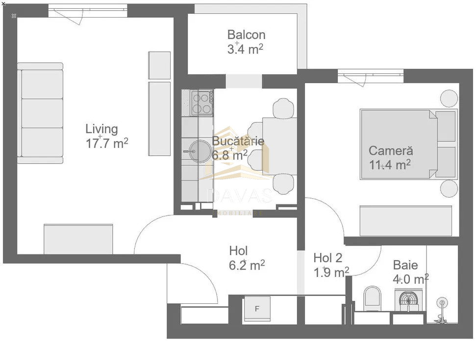 Apartament modern 2 camere decomandat | Titulescu