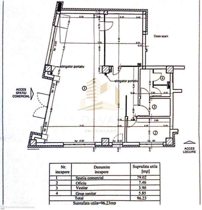 Închiriere  Spatiu Comercial 96 mp +  Parcare | Zona Gării 