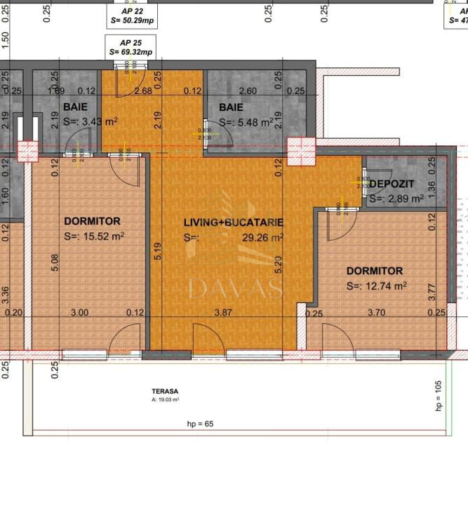 Apartament 3 camere semidecomandat + parcare subterana inclusa| Aurel Vlaicu