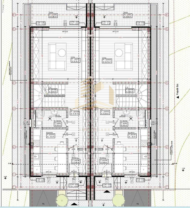 Casa cuplată tip duplex de vânzare | 172 mp utili | Poligon | Florești