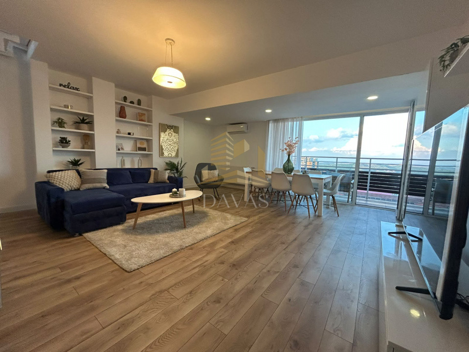 Penthouse pe 2 niveluri de închiriat | 4 camere| 160mp| Terasa 75mp | Buna Ziua