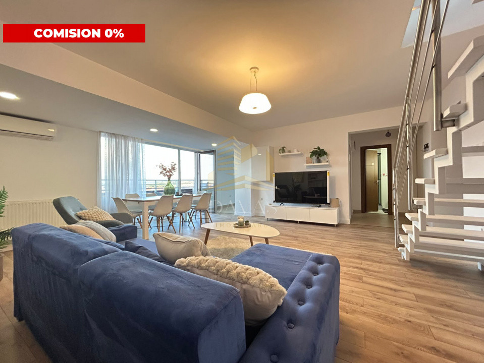 COMISION 0% | Penthouse pe 2 niveluri | 160mp | Terasa 75mp | Buna Ziua