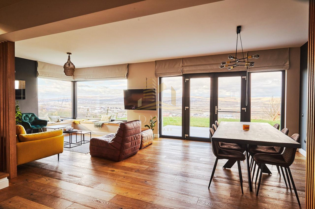 Casa individuală ultrafinisata 140mp | 500mp teren | Dezmir | Panorama spre oraș