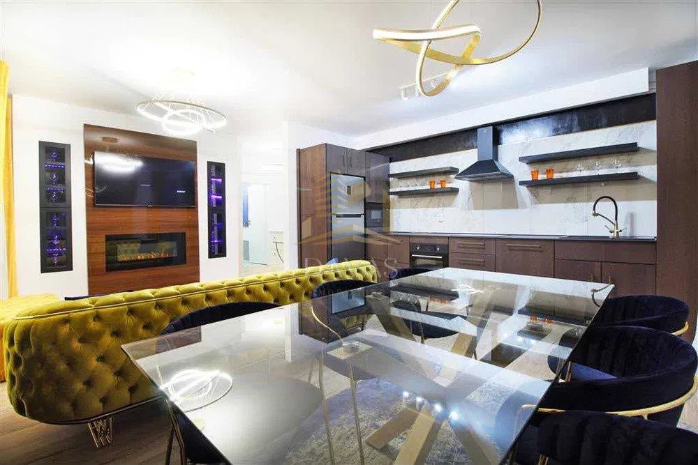 Apartament 2 camere ultrafinisat semidecomdant+parcare subterana|Central |Terasa