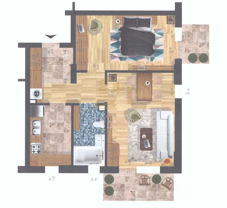 Apartament 2 camere | bloc nou | parcare subterana 