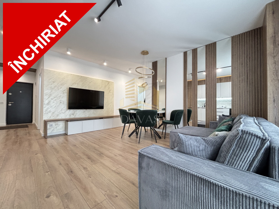 Apartament cu 3 camere | PRIMA INCHIRIERE | Finisaje premium