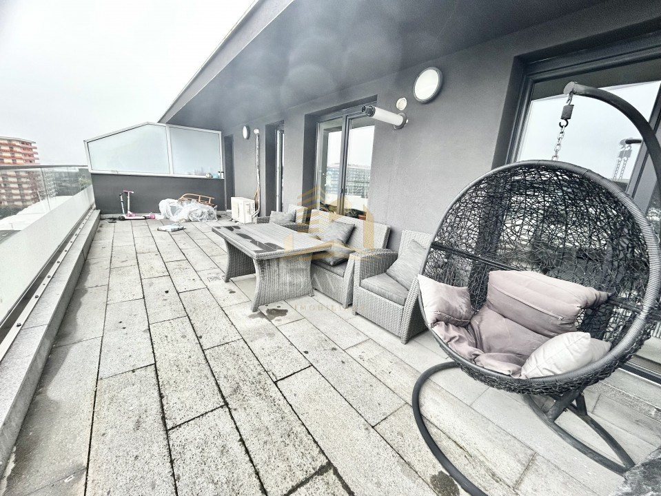 Penthouse 3 camere de inchiriat | Gheorgheni | Terasa 30mp | Parcare